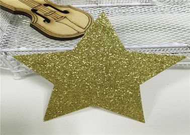 ประเทศจีน 300gsm Glitter Paper Glitter แบนเนอร์ตัวอักษร 3 &amp;quot;Tall Star For Party Decoration Banner ผู้ผลิต