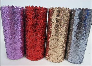 ประเทศจีน Sparkle Mixed Glitter Fabric Sheets, ผ้าโพกหนังหลากสีสัน ผู้ผลิต