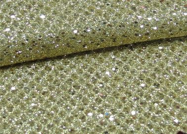 ประเทศจีน ผ้าโพลีเอสเตอร์ Foil Plain Stretch Mesh Fabric สำหรับทำรองเท้ากระเป๋ากำแพงกระดาษ ผู้ผลิต