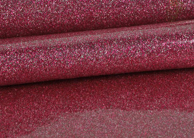 ประเทศจีน 1.38m PVC Shinning สีชมพู Glitter Pvc เนื้อหนังกับด้านล่างผ้า ผู้ผลิต