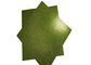 กระดาษ Glitter สีเขียวขนาด 300 กรัมสมุดบันทึก Scrapbooking สองด้าน ผู้ผลิต