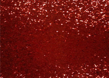 ประเทศจีน วัสดุที่เป็นมิตรกับสิ่งแวดล้อม Glitter ความกว้างลำกล้องสีแดงขนาด 138 ซม. ม้วน 50 ม โรงงาน